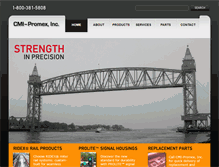 Tablet Screenshot of cmi-promex.com